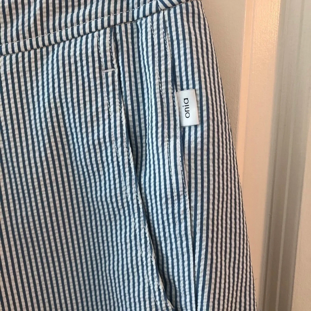 Onia Striped Calder Swim Trunk